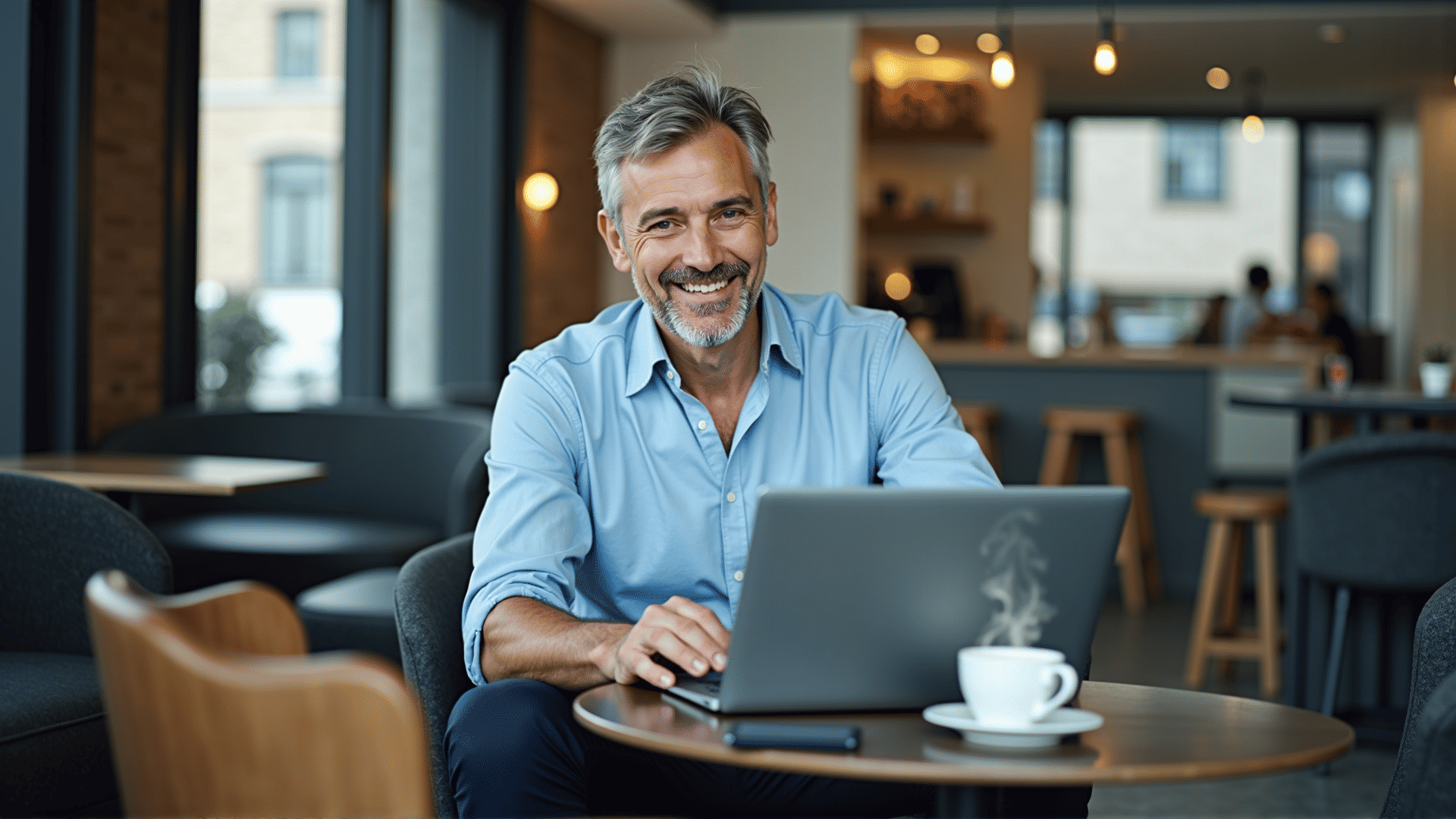 Business Owner Using Online Banking